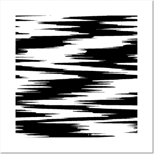 black and white abstract art artwork Posters and Art